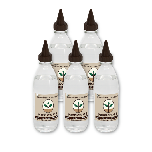 天敵のごちそう 500mL (2~3a ハウス 1棟分) x 5個セット｜天敵農薬の定着を促進し、防除効果を高める強力サポート資材